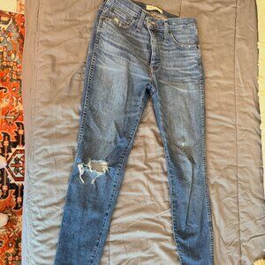 Madewell Skinny Jeans 10" High Rise 27P